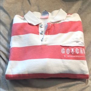 Vintage Pink Striped Pullover